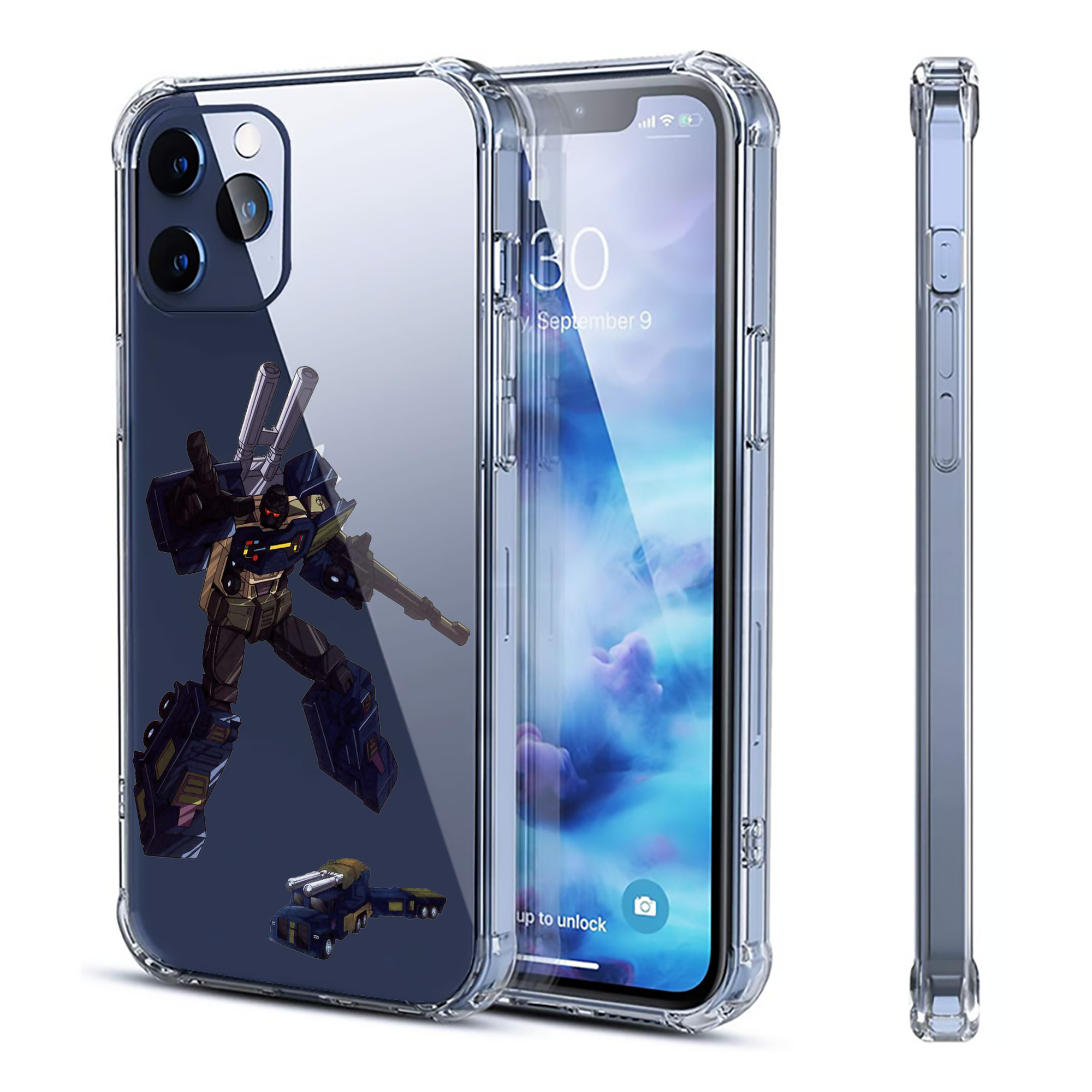 （画像用）  【iPhone 12シリーズ対応】透明スマホケース（クリアソフトケース）